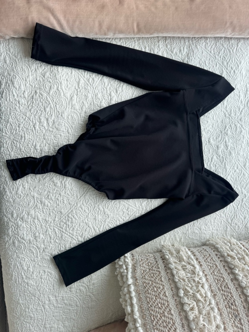 Black Long Sleeve Bodysuit
